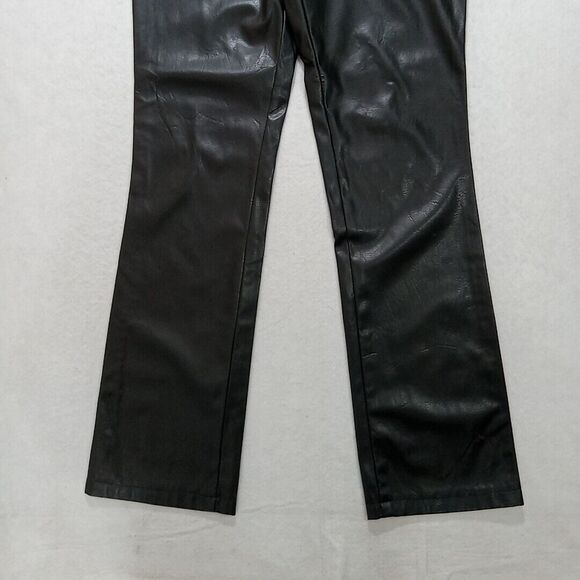 jr-s.com Faux Leather Jeans Women's Size Junior's 5 Black * - Picture 3 of 14